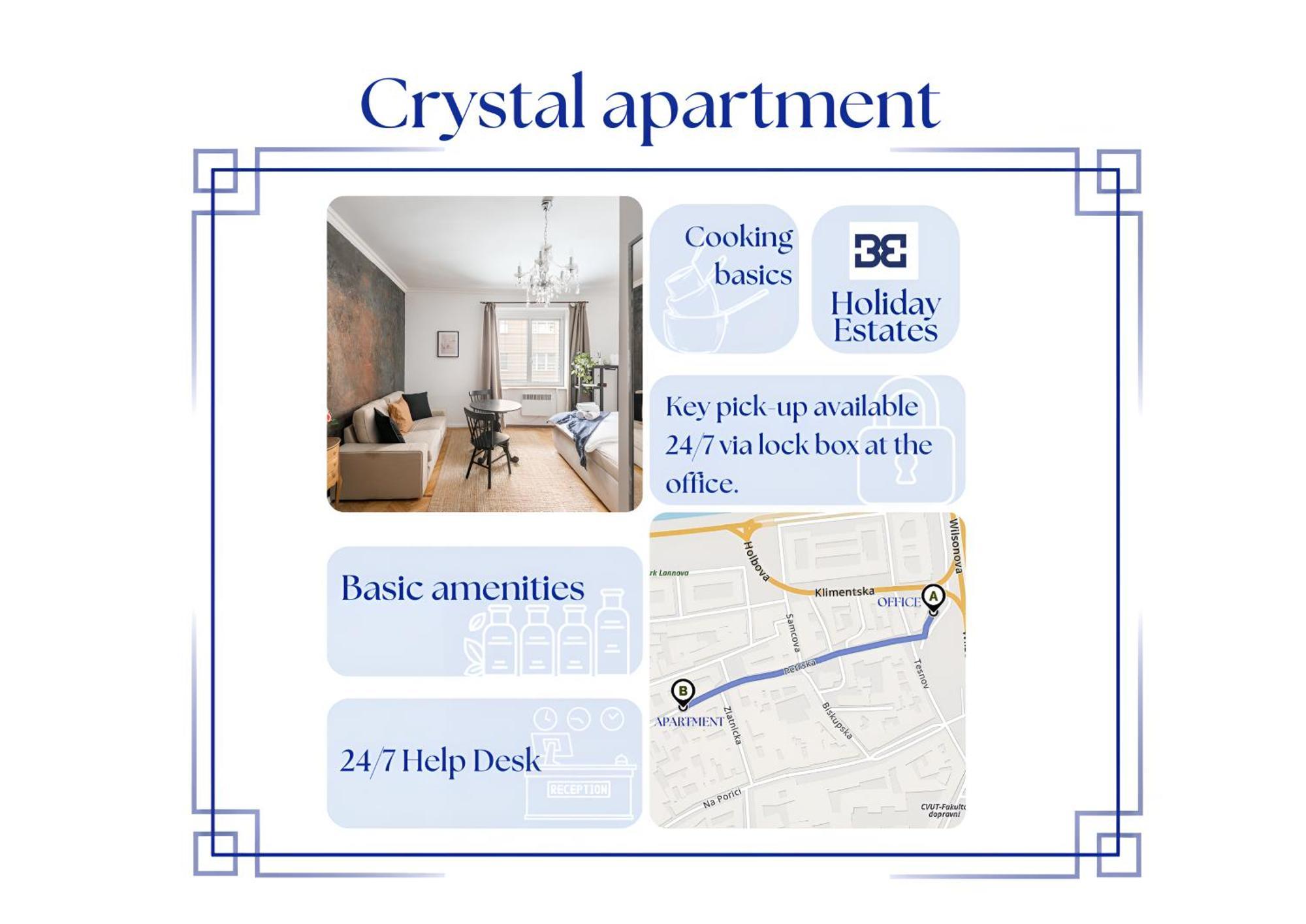 Crystal Apartment Прага Экстерьер фото
